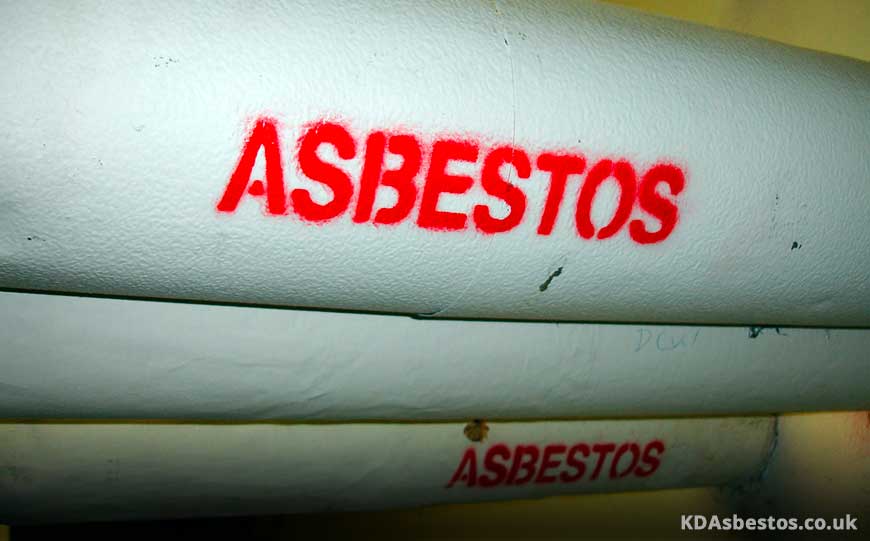 Asbestos Pipe Wrapping