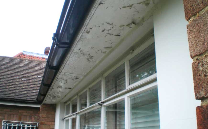 Asbestos Window Soffits