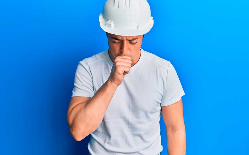 Building Contractor Coughing