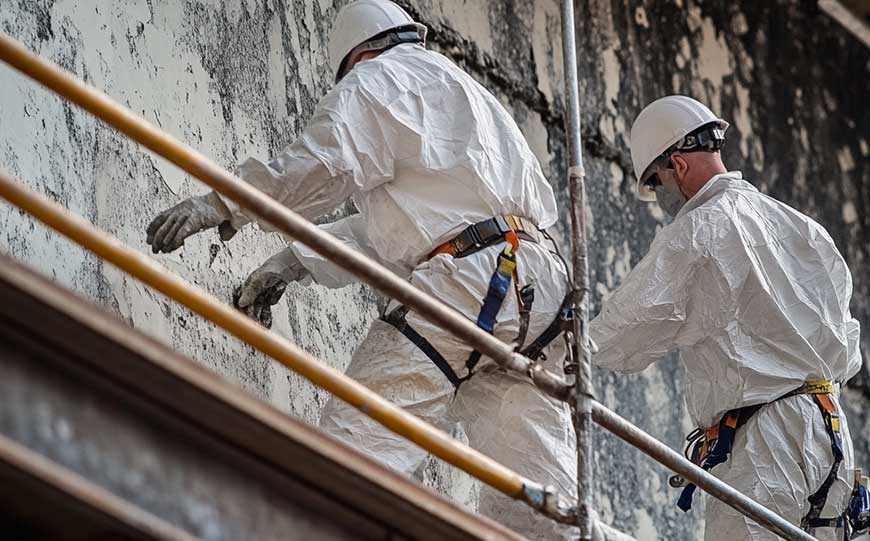 how should asbestos be removed